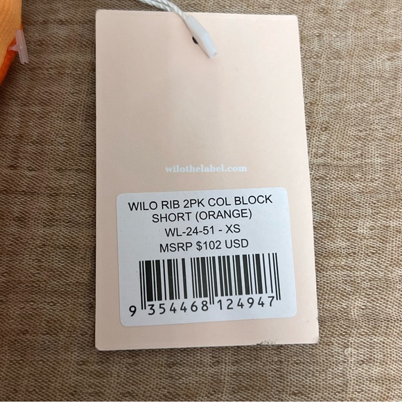 Orange Colorblock Wilo Active Set - Picture 3 of 5